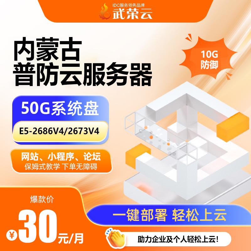 給企業(yè)省成本！4核4G云服務(wù)器，雙50GSSD快存，10M對稱帶寬，10G防御，30元/月性價比高